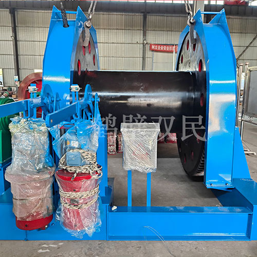 鶴壁雙民鑿井絞車25噸雙筒、16噸雙筒展示與發(fā)貨！