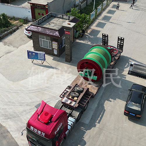 鶴壁雙民雙筒2.5米礦井提升機(jī)發(fā)貨！